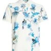 Etro Mens White Floral Jersey Polo Shirt -Boss Shop etro mens white floral jersey polo shirt p43014 264303 zoom