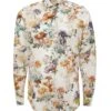 Etro Mens White Floral Print Shirt