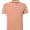 Filippo De Laurentiis Mens Peach Skipper Collar Towelling Polo Shirt -Boss Shop filippo de laurentiis mens peach skipper collar towelling polo shirt p41098 235567 zoom
