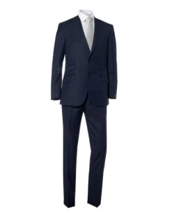 G. Connolly Mens X Richard Navy Blue Vitale Barberis Canonico Virgin Wool Suit