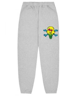 Icecream Mens Cone & Bone Trackpants Heather Grey