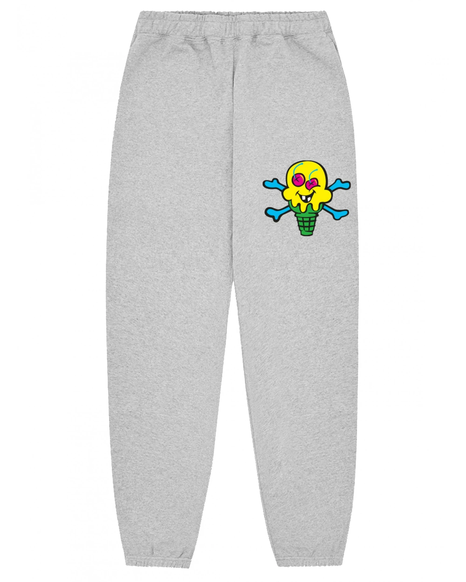 Icecream Mens Cone & Bone Trackpants Heather Grey 3 Icecream Mens Cone & Bone Trackpants Heather Grey