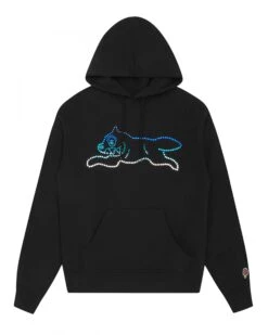 Icecream Mens Crystal Dog Hoodie Black