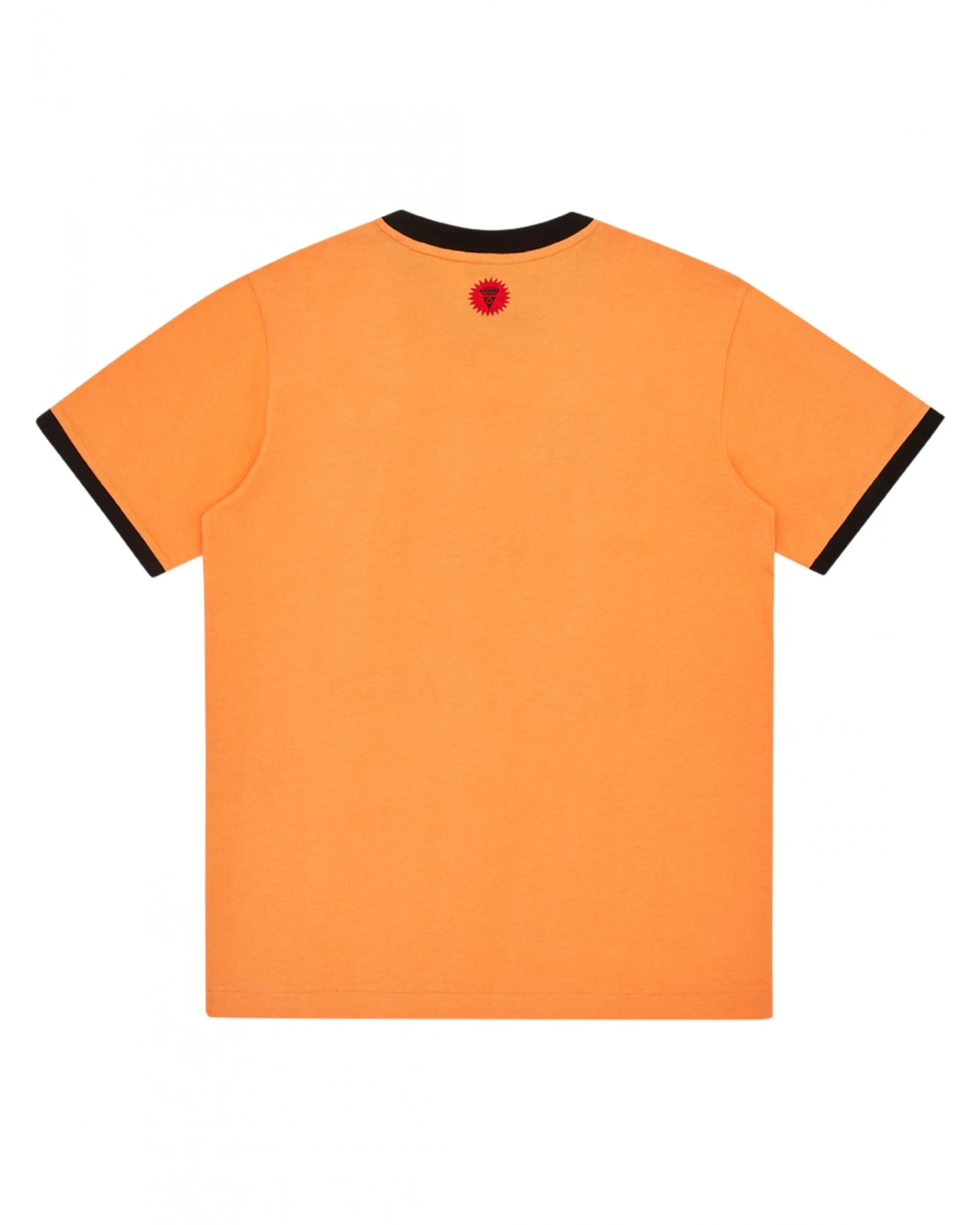 Icecream Mens IC Sharks Ringer T Shirt, Orange Tee 4 Icecream Mens IC Sharks Ringer T Shirt, Orange Tee - Image 2