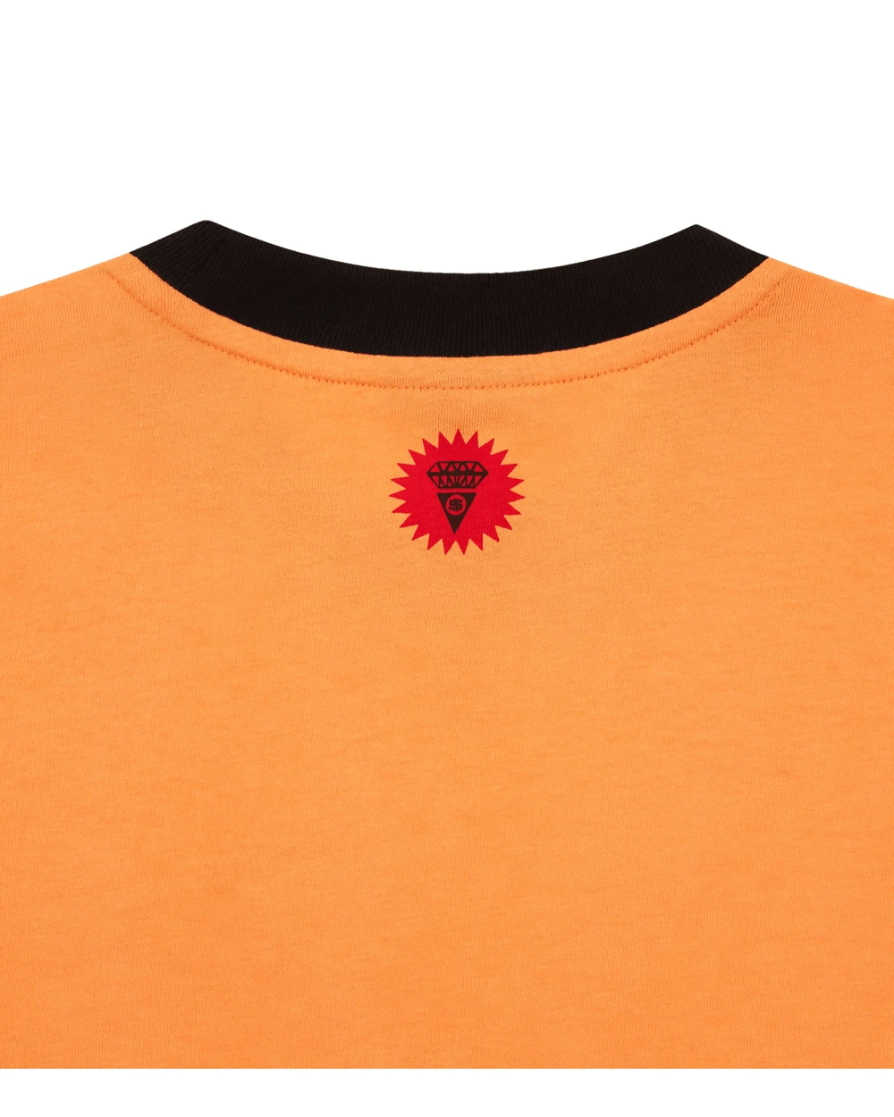 Icecream Mens IC Sharks Ringer T Shirt, Orange Tee 5 Icecream Mens IC Sharks Ringer T Shirt, Orange Tee - Image 3