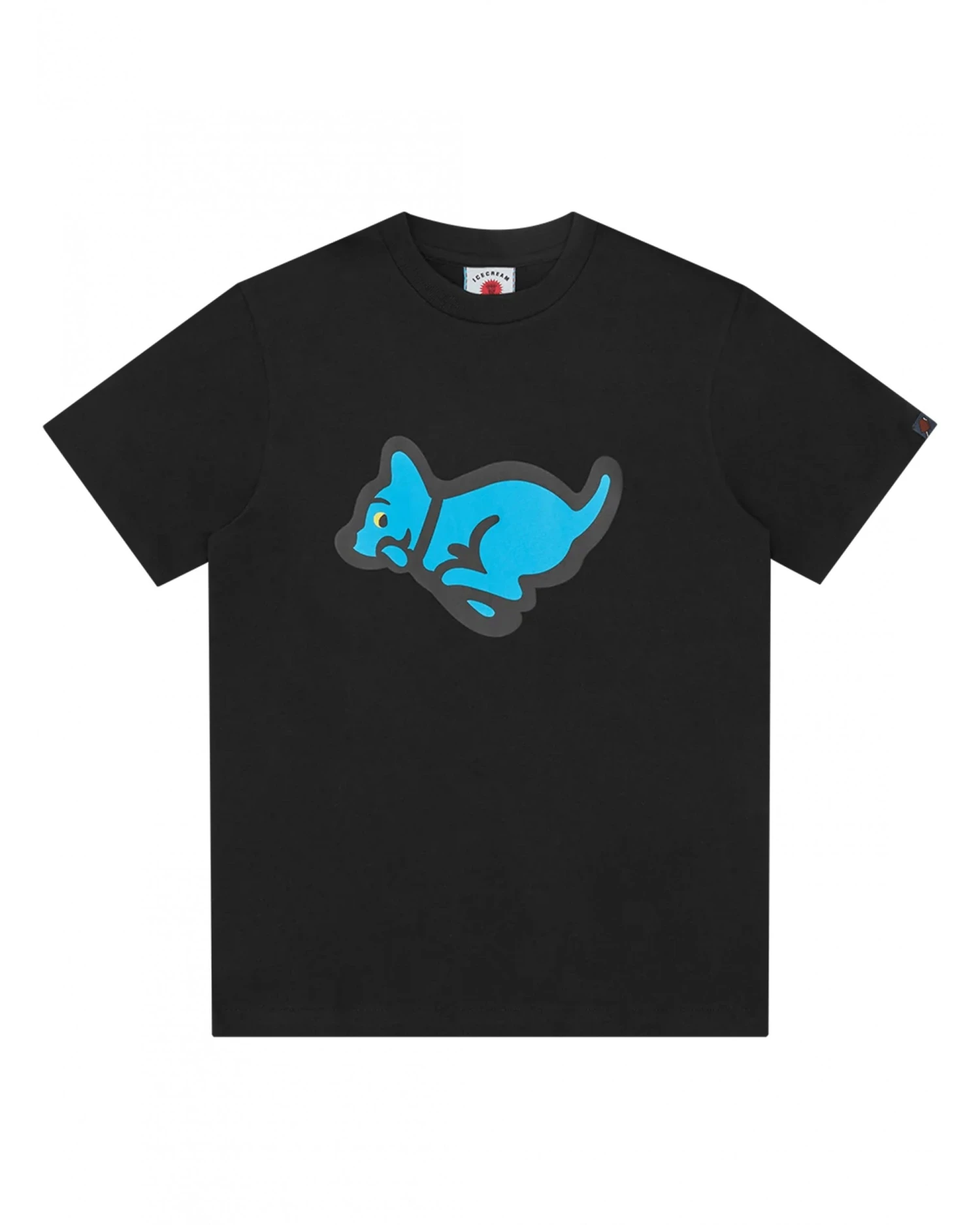 Icecream Mens Running Puppy T Shirt Black 3 Icecream Mens Running Puppy T Shirt Black