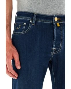 Jacob Cohen Mens Bard Pony Badge Slim Jean Clean Wash Blue 8 Jacob Cohen Mens Bard Pony Badge Slim Jean Clean Wash Blue -Boss Shop jacob cohen mens bard pony badge slim jean clean wash blue p44553 282587 image