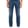 Jacob Cohen Mens Bard Slim Jean Mid Wash