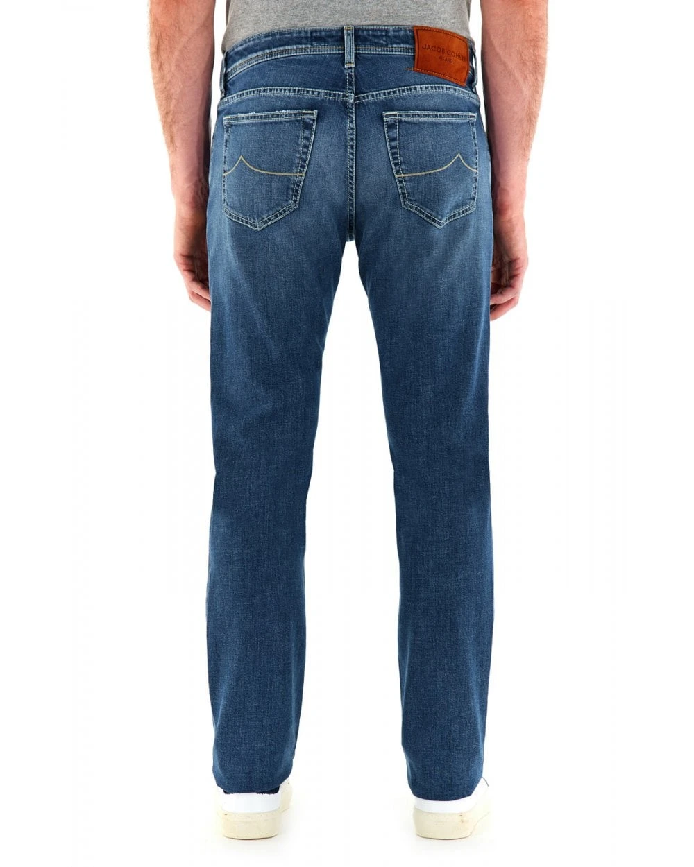Jacob Cohen Mens Bard Slim Jean Mid Wash 4 Jacob Cohen Mens Bard Slim Jean Mid Wash - Image 2