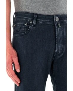 Jacob Cohen Mens Bard Slim Pony Badge Jean Slate Grey -Boss Shop jacob cohen mens bard slim pony badge jean slate grey p44556 282563 image