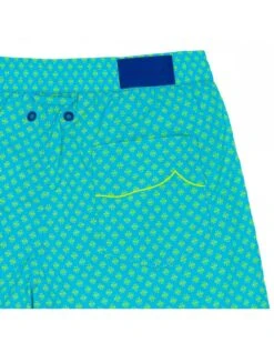 Jacob Cohen Mens Logo Monogram Swim Shorts, Turquoise Swimming Trunks -Boss Shop jacob cohen mens logo monogram swim shorts turquoise swimming trunks p40625 241897 image