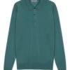 John Smedley Mens Belper Blue Tide Extra Fine Merino Wool Polo Shirt -Boss Shop john smedley mens belper blue tide extra fine merino wool polo shirt p41609 250552 zoom