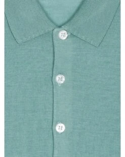 John Smedley Mens Belper Sea Mist Extra Fine Merino Wool Polo Shirt -Boss Shop john smedley mens belper sea mist extra fine merino wool polo shirt p41610 250652 zoom