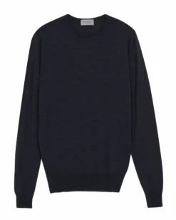 John Smedley Mens Lundy Jumper Hepburn Smoke