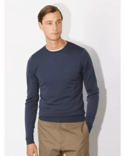John Smedley Mens Lundy Jumper Smoke Blue -Boss Shop john smedley mens lundy jumper smoke blue p44061 276091 zoom