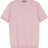 John Smedley Mens Rhodes Cotton Polo Shirt Chalk Pink -Boss Shop john smedley mens rhodes cotton polo shirt chalk pink p42816 269486 image