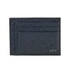 BOSS Mens Crosstown Dark Blue Monogram-Embossed Leather Cardholder -Boss Shop mens crosstown dark blue monogram embossed leather cardholder p41459 253695 image