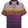 Missoni Mens Fine Stripe Graduated Chest Pocket Shirt