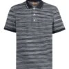 Missoni Mens Space Dye Polo Shirt Black White -Boss Shop missoni mens space dye polo shirt black white p43707 277740 zoom