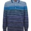Missoni Mens Space Dye Polo Shirt Blue 1 Missoni Mens Space Dye Polo Shirt Blue -Boss Shop missoni mens space dye polo shirt blue p43713 277788 zoom