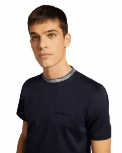 Missoni Mens Space Neck T Shirt Navy -Boss Shop missoni mens space neck t shirt navy p44263 274693 image