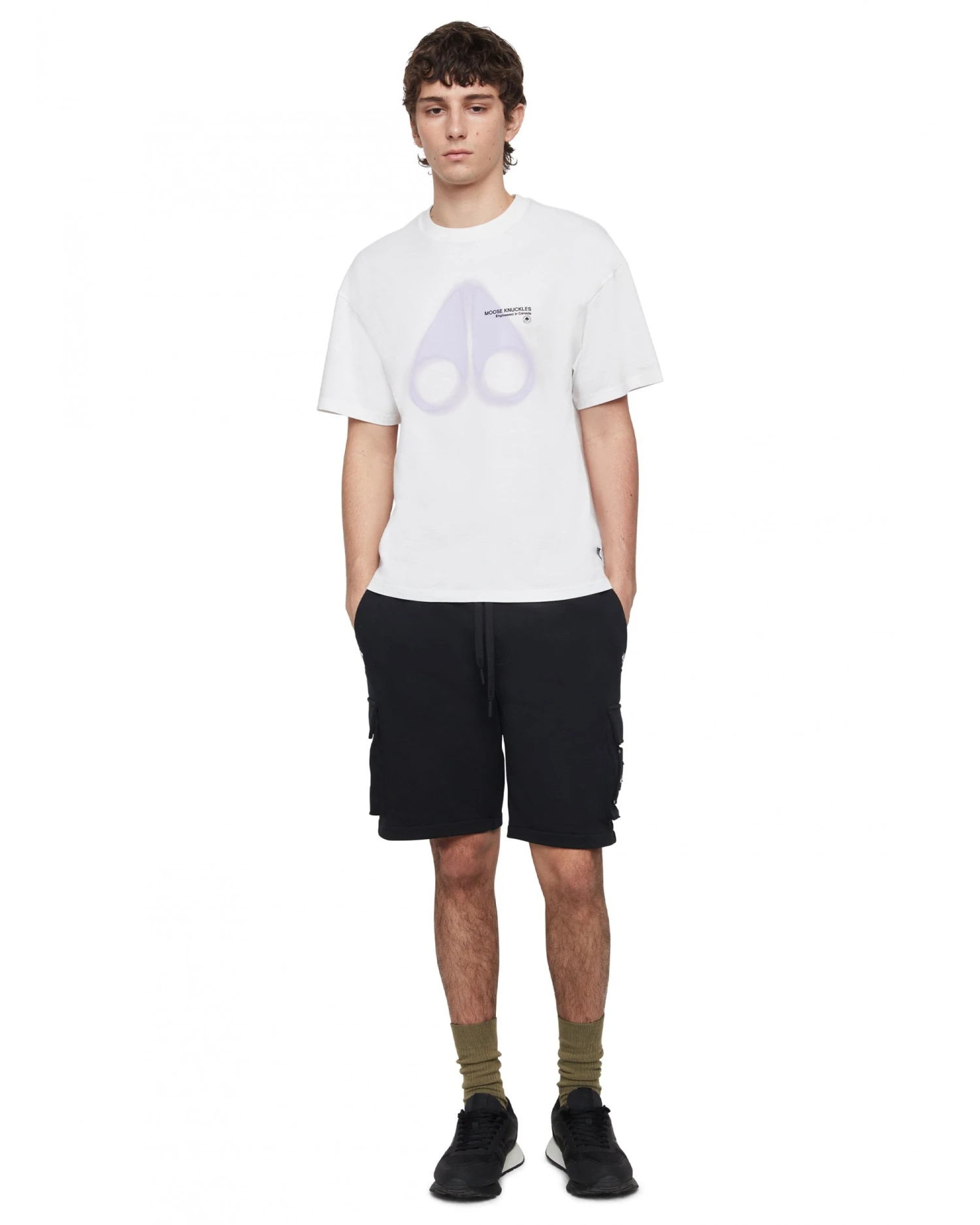 Moose Knuckles Mens Maurice T-Shirt Milky Way White 4 Moose Knuckles Mens Maurice T-Shirt Milky Way White - Image 2