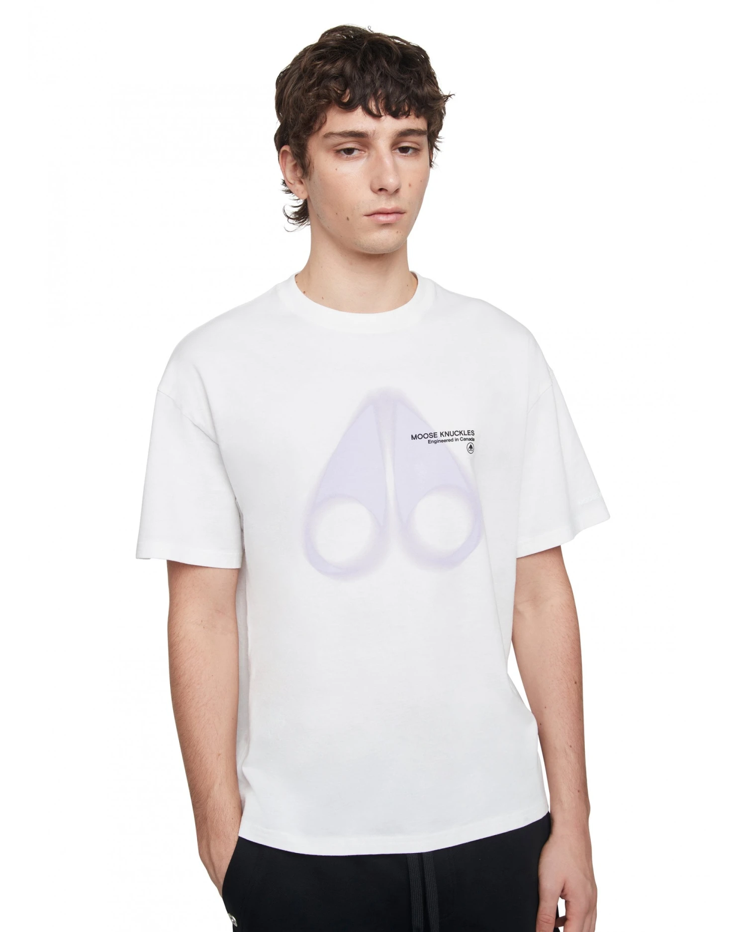 Moose Knuckles Mens Maurice T-Shirt Milky Way White 6 Moose Knuckles Mens Maurice T-Shirt Milky Way White - Image 4