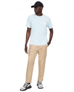 Moose Knuckles Mens Philippe T-Shirt Sky Wash Blue -Boss Shop moose knuckles mens philippe t shirt sky wash blue p44628 284334 zoom