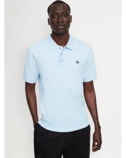 Moose Knuckles Mens Pique Polo Shirt Sky Blue -Boss Shop moose knuckles mens pique polo shirt sky blue p44630 284362 zoom