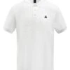 Moose Knuckles Mens Pique Polo Shirt White