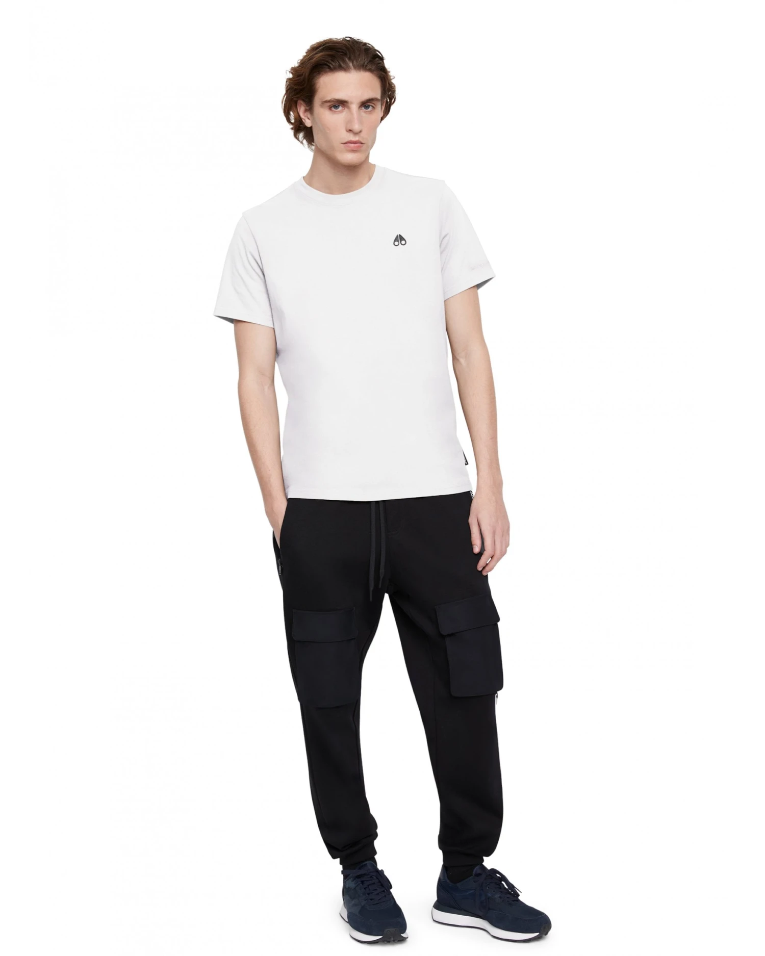 Moose Knuckles Mens Satellite Tee T-Shirt White 4 Moose Knuckles Mens Satellite Tee T-Shirt White - Image 2