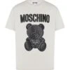 MOSCHINO Mens Big Teddy T Shirt Grey -Boss Shop moschino mens big teddy t shirt grey p43548 274596 zoom