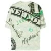 MOSCHINO Mens Dollar T Shirt Dollar Green -Boss Shop moschino mens dollar t shirt dollar green p43544 274624 zoom
