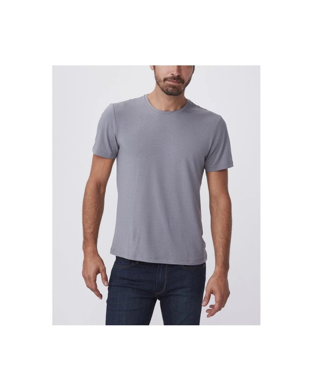 Paige Jeans Mens Cash Crewneck T Shirt Dawn Grey 3 Paige Jeans Mens Cash Crewneck T Shirt Dawn Grey