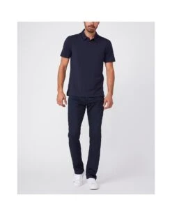 Paige Jeans Mens Deep Anchor Navy Burke Polo Shirt -Boss Shop paige jeans mens deep anchor navy burke polo shirt p43328 260658 image