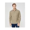 Paige Jeans Mens Everett Plaid Flannel Shirt French Haze -Boss Shop paige jeans mens everett plaid flannel shirt french haze p44286 277446 image