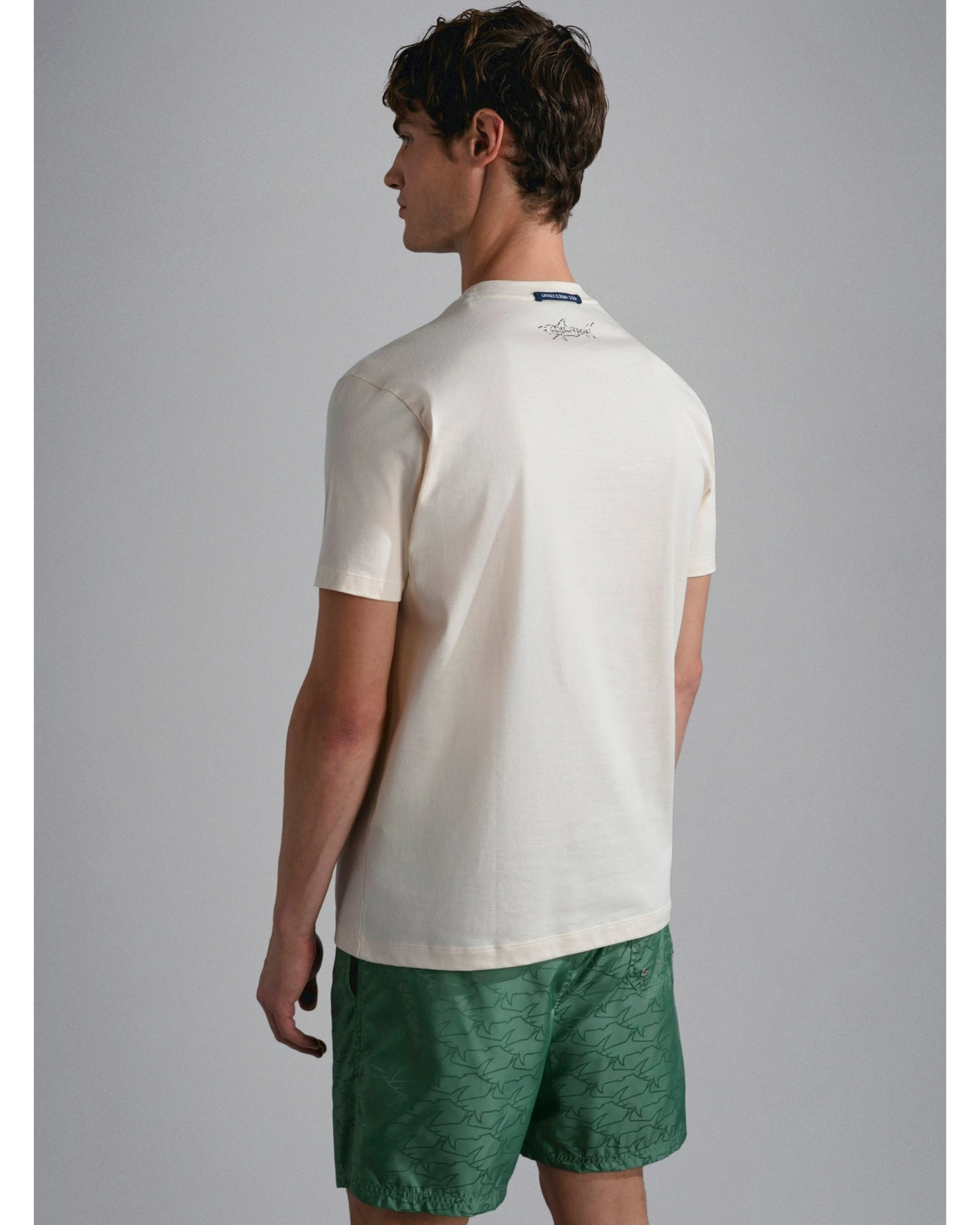 Paul&Shark Paul & Shark Mens Painted Pocket T-Shirt Beige 5 Paul&Shark Paul & Shark Mens Painted Pocket T-Shirt Beige - Image 3