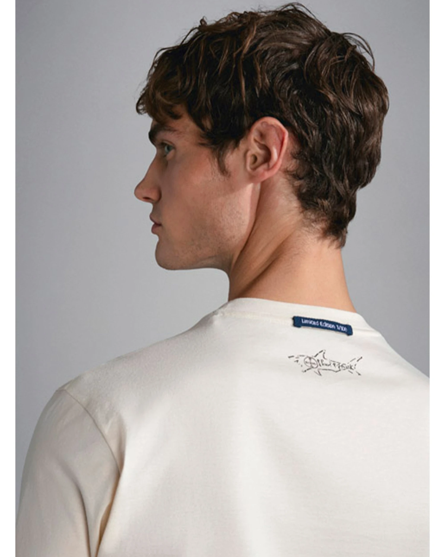 Paul&Shark Paul & Shark Mens Painted Pocket T-Shirt Beige 6 Paul&Shark Paul & Shark Mens Painted Pocket T-Shirt Beige - Image 4