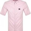 Paul&Shark Paul & Shark Mens Short Sleeved Oxford Shirt Pink -Boss Shop paul shark mens short sleeved oxford shirt pink p44702 282688 zoom