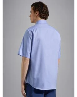 Paul&Shark Paul & Shark Mens Short Sleeved Oxford Shirt Sky Blue 9 Paul&Shark Paul & Shark Mens Short Sleeved Oxford Shirt Sky Blue -Boss Shop paul shark mens short sleeved oxford shirt sky blue p44701 282455 zoom