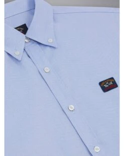 Paul&Shark Paul & Shark Mens Short Sleeved Oxford Shirt Sky Blue 11 Paul&Shark Paul & Shark Mens Short Sleeved Oxford Shirt Sky Blue -Boss Shop paul shark mens short sleeved oxford shirt sky blue p44701 282463 zoom
