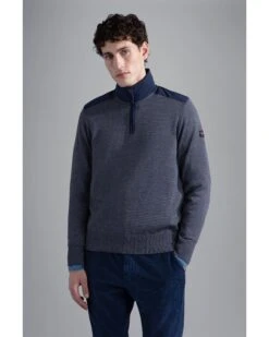 Paul&Shark Paul & Shark Mnes Typhoon Zip Jumper Dark Grey -Boss Shop paul shark mnes typhoon zip jumper dark grey p43733 277610 zoom