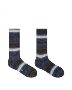 Paul Smith Mens Blue/Brown Ombre Stripe Socks -Boss Shop paul smith mens blue brown ombre stripe socks p43239 265210 zoom