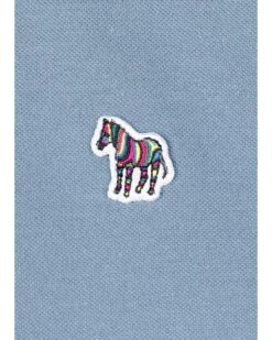 Paul Smith Mens Light Blue Contrast Trim Zebra Logo Polo Shirt -Boss Shop paul smith mens light blue contrast trim zebra logo polo shirt p41488 245360 zoom