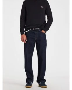 Paul Smith Mens Logo Knit Sweater Black -Boss Shop paul smith mens logo knit sweater black p44371 281253 zoom