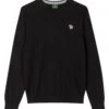Paul Smith Mens Logo Knit Sweater Black -Boss Shop paul smith mens logo knit sweater black p44371 281387 zoom