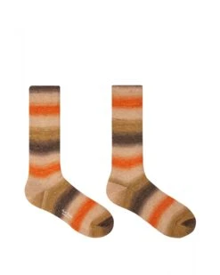 Paul Smith Mens Orange/Beige Ombre Stripe Socks -Boss Shop paul smith mens orange beige ombre stripe socks p43238 265207 zoom