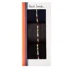 Paul Smith Mens Pipped 3 Pack Socks Black -Boss Shop paul smith mens pipped 3 pack socks black p44025 273747 zoom