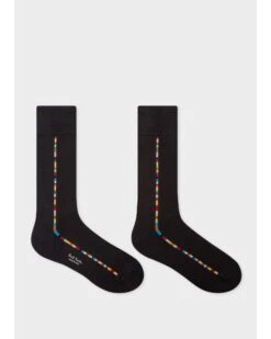 Paul Smith Mens Pipped 3 Pack Socks Black -Boss Shop paul smith mens pipped 3 pack socks black p44025 273748 zoom