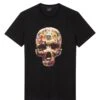 Paul Smith Mens Skull Sticker T-Shirt Black -Boss Shop paul smith mens skull sticker t shirt black p44355 281434 zoom